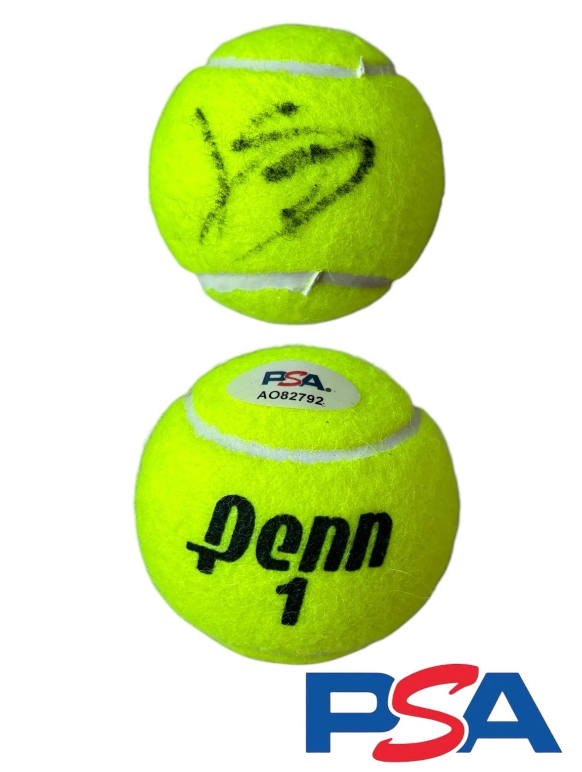 Lorenzo Sonego Signed Penn Tennis Ball PSA AUTO Wimbledon Australian US Open ATP