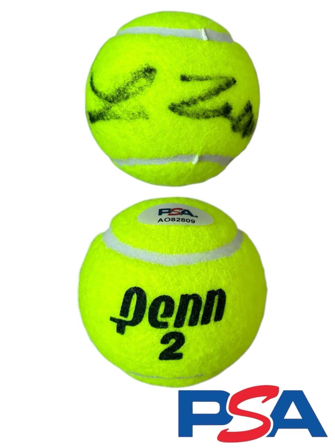 Learner Tien Signed Autograph Penn Tennis Ball PSA/DNA AUTO Australian US OPEN