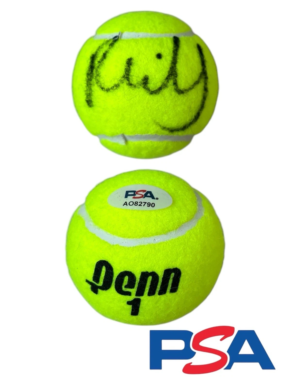 Reilly Opelka Signed Penn Tennis Ball PSA AUTO Wimbledon Australian US OPEN ATP
