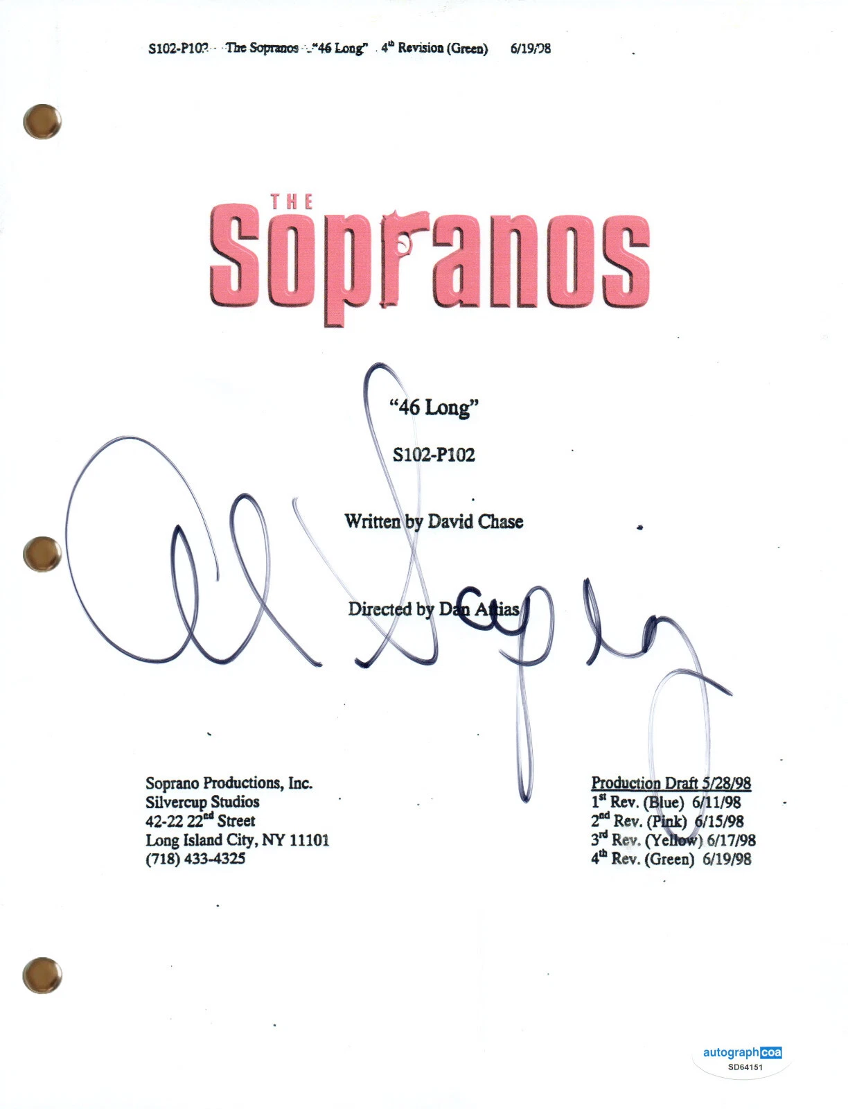 Al Sapienza “The Sopranos