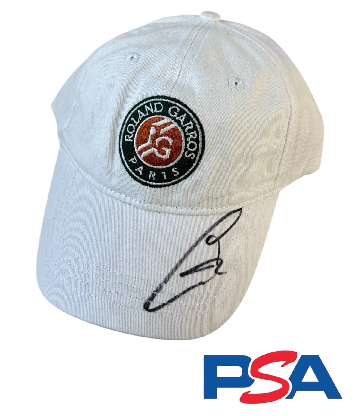Carlos Alcaraz Signed Roland Garros French Open Tennis Hat PSA 2024 2025 CHAMP