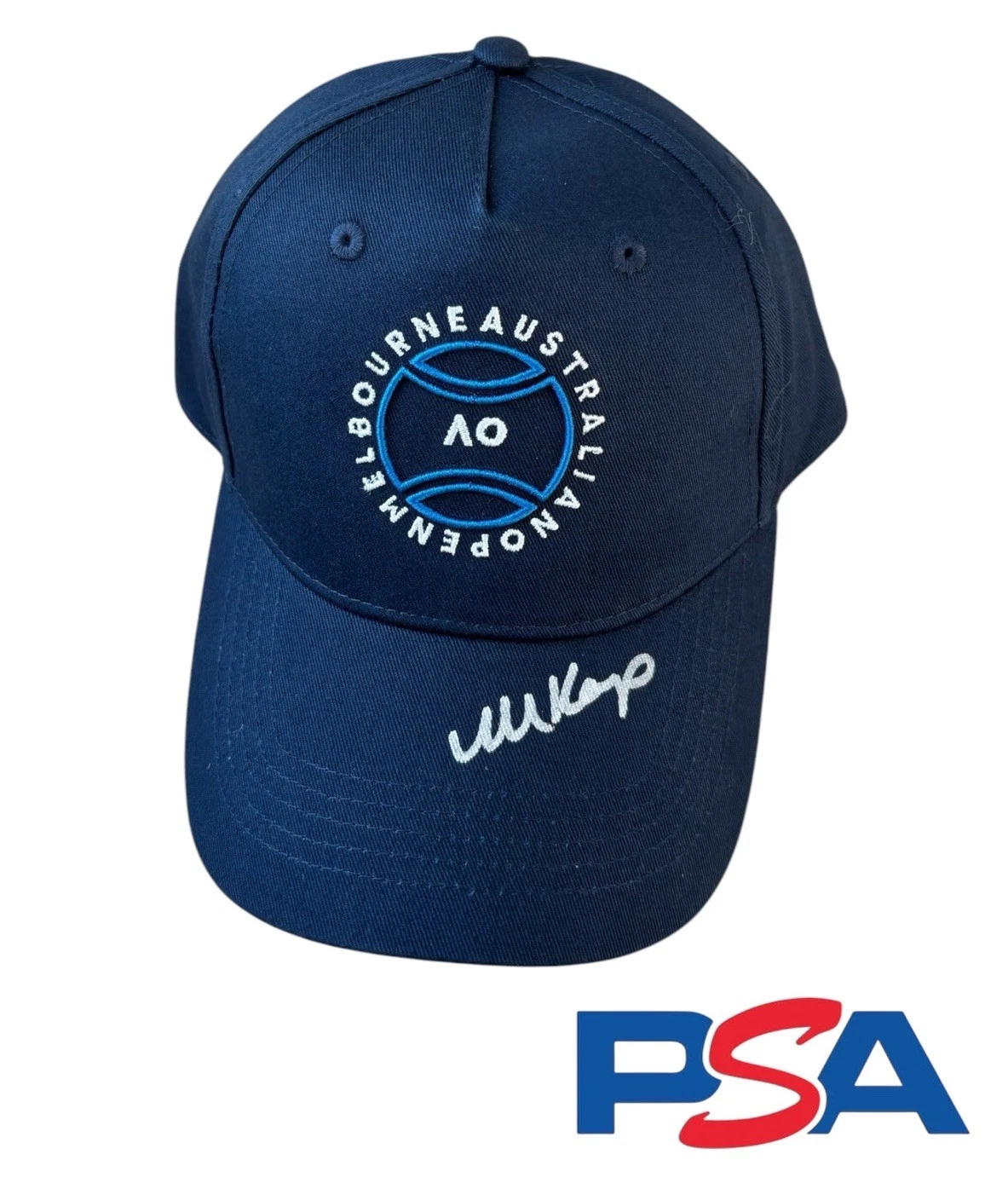 Madison Keys Signed 2025 Australian Open CHAMPION Tennis Hat PSA/DNA AUTO AO WTA