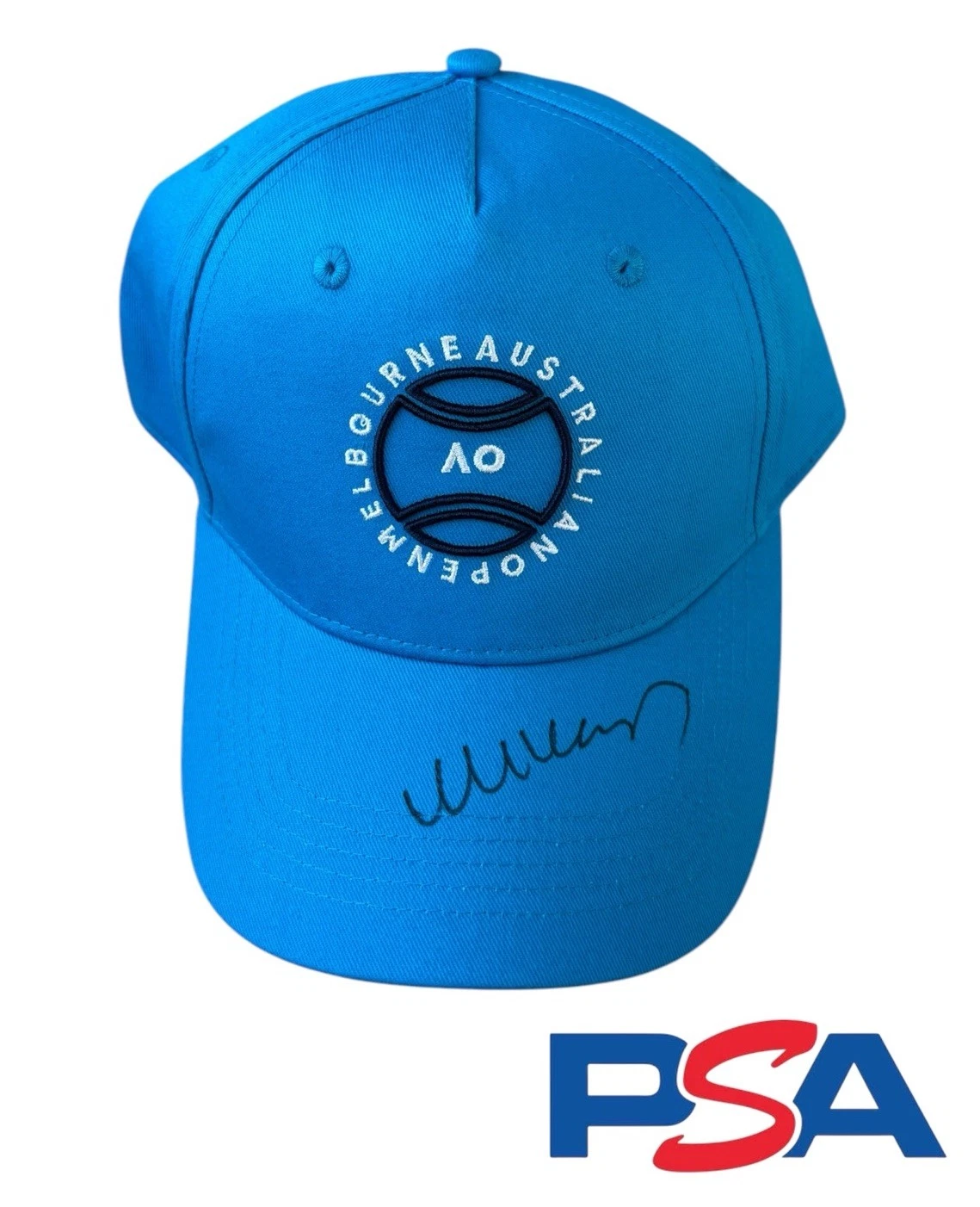 Madison Keys Signed 2025 Australian Open CHAMPION Tennis Hat PSA/DNA AUTO AO WTA