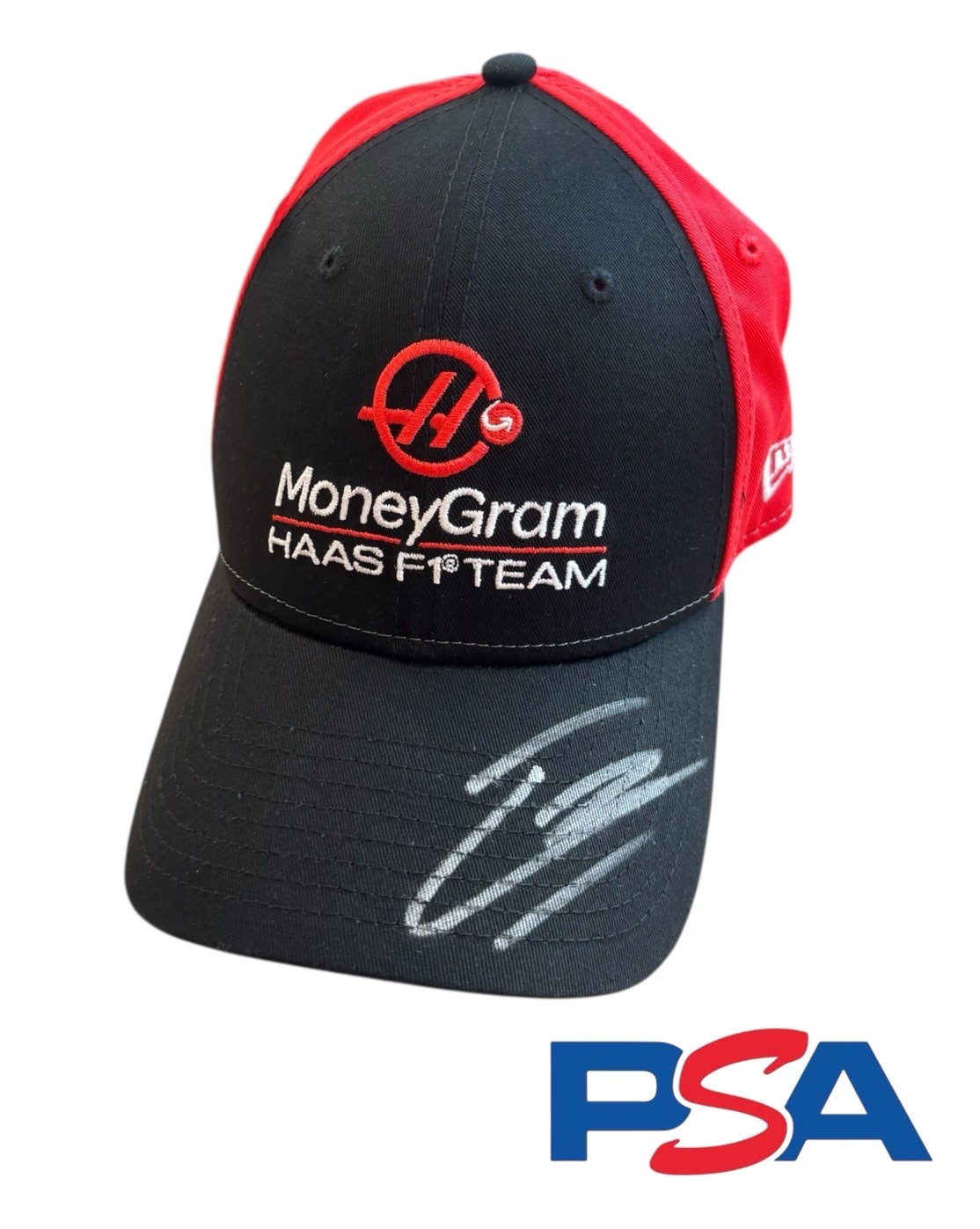 Esteban Ocon Signed 2025 MoneyGram Haas F1 Team Hat #31 PSA AUTO Formula One