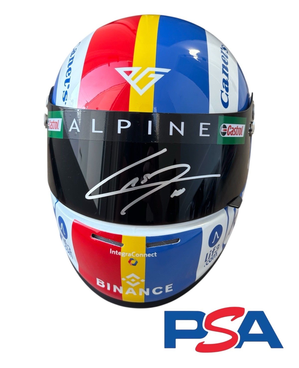 Pierre Gasly Signed 2023 United States GP F1 Full Size 1:1 Helmet PSA AUTO #10