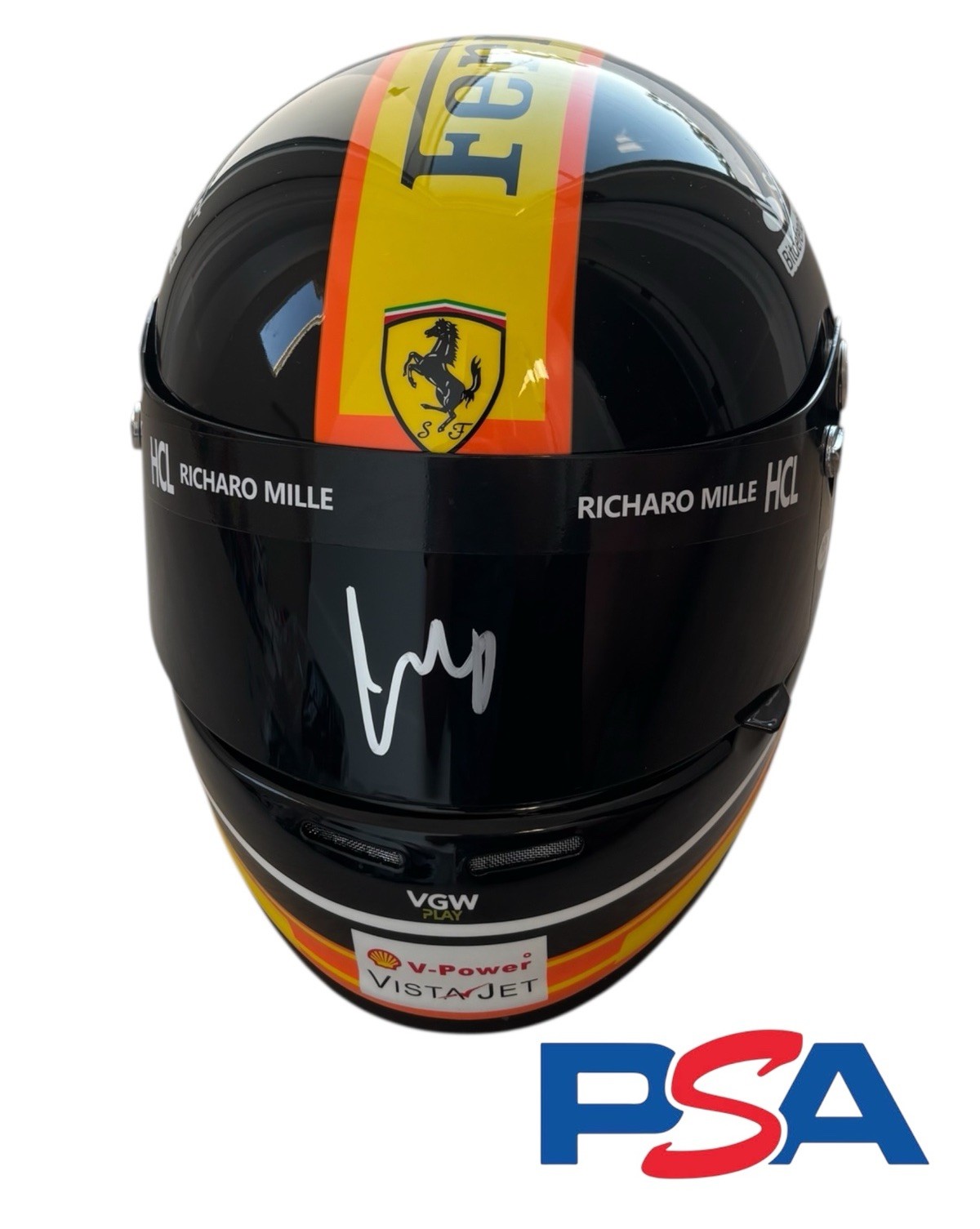 Carlos Sainz Signed 2023 Monza Grand Prix F1 Full Size 1:1 Helmet PSA AUTO #55
