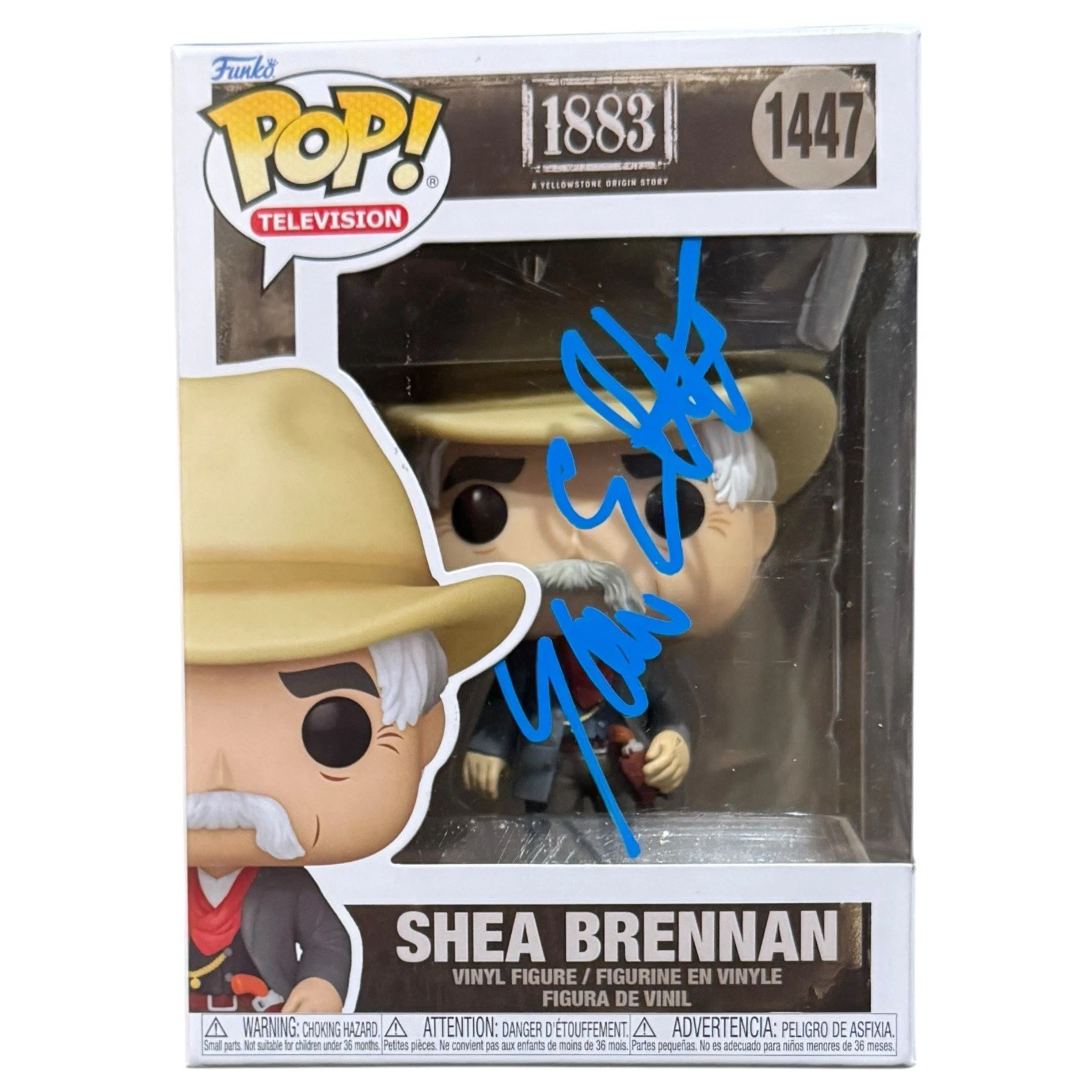 Sam Elliott Signed 1883 Shea Brennan Funko Pop Autograph Yellowstone Beckett COA