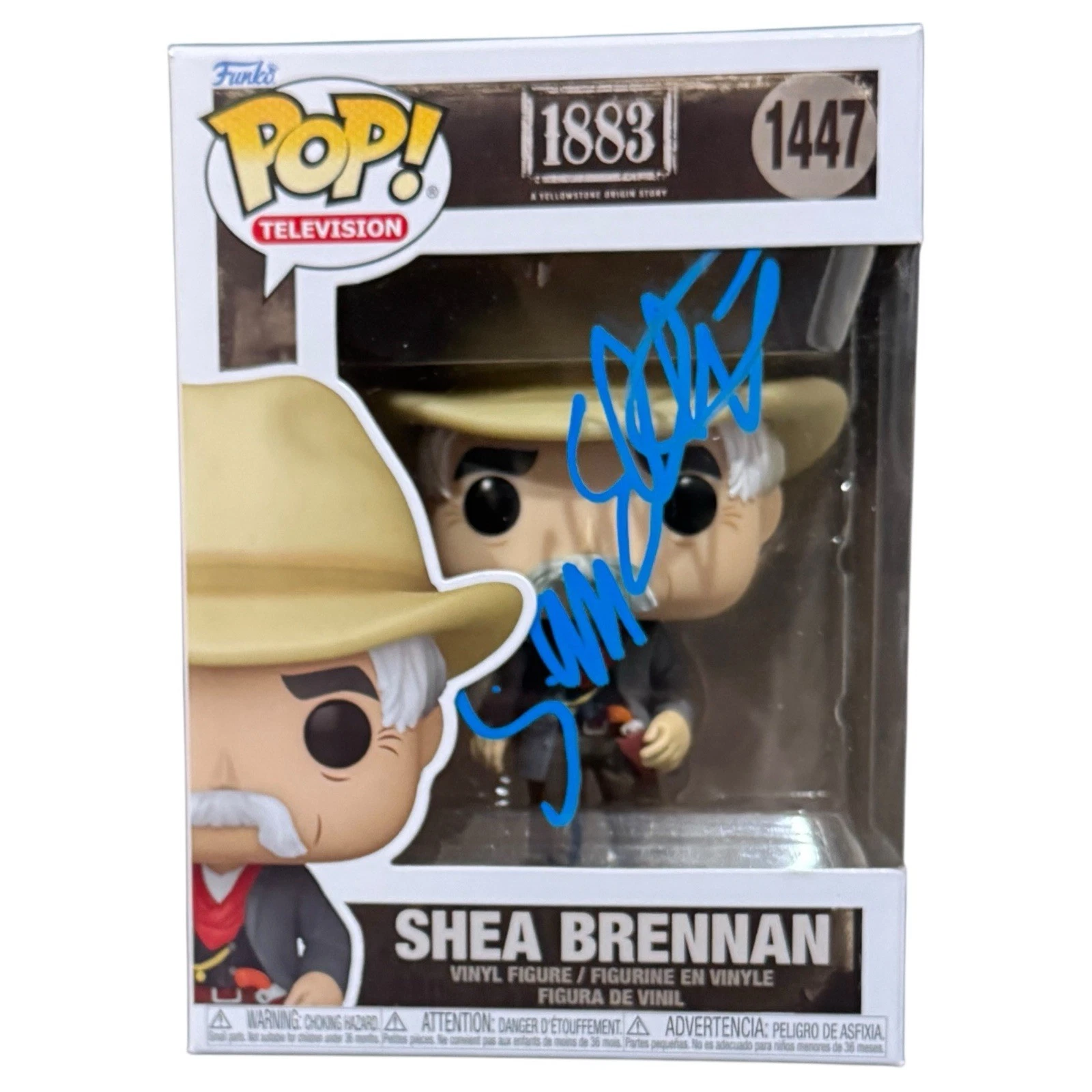 Sam Elliott Signed 1883 Shea Brennan Funko Pop Autograph Yellowstone Beckett COA