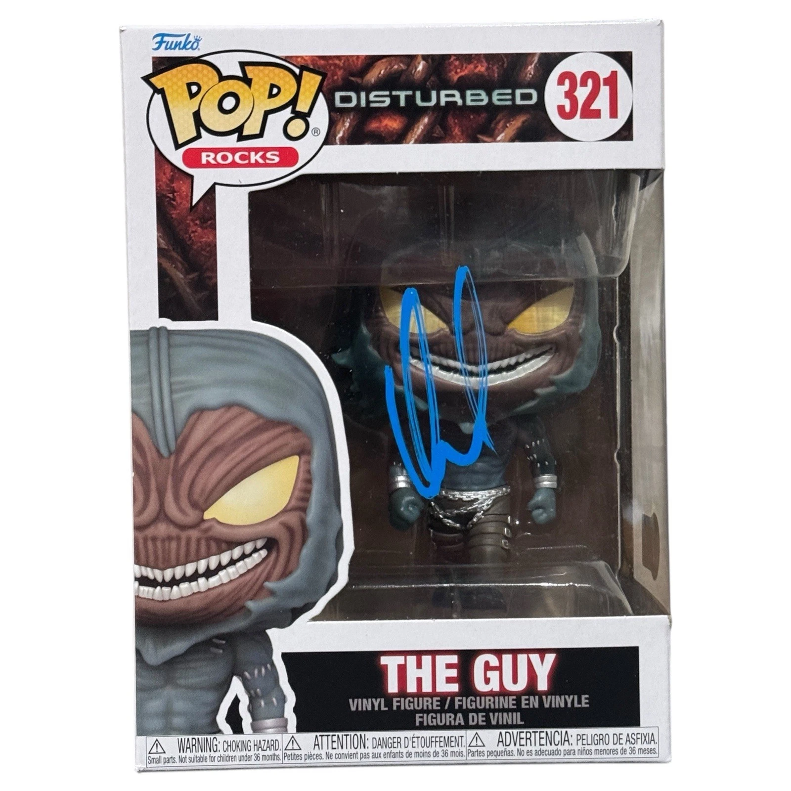 Disturbed David Draiman Signed Autograph The Guy Funko Pop Band Singer Beckett