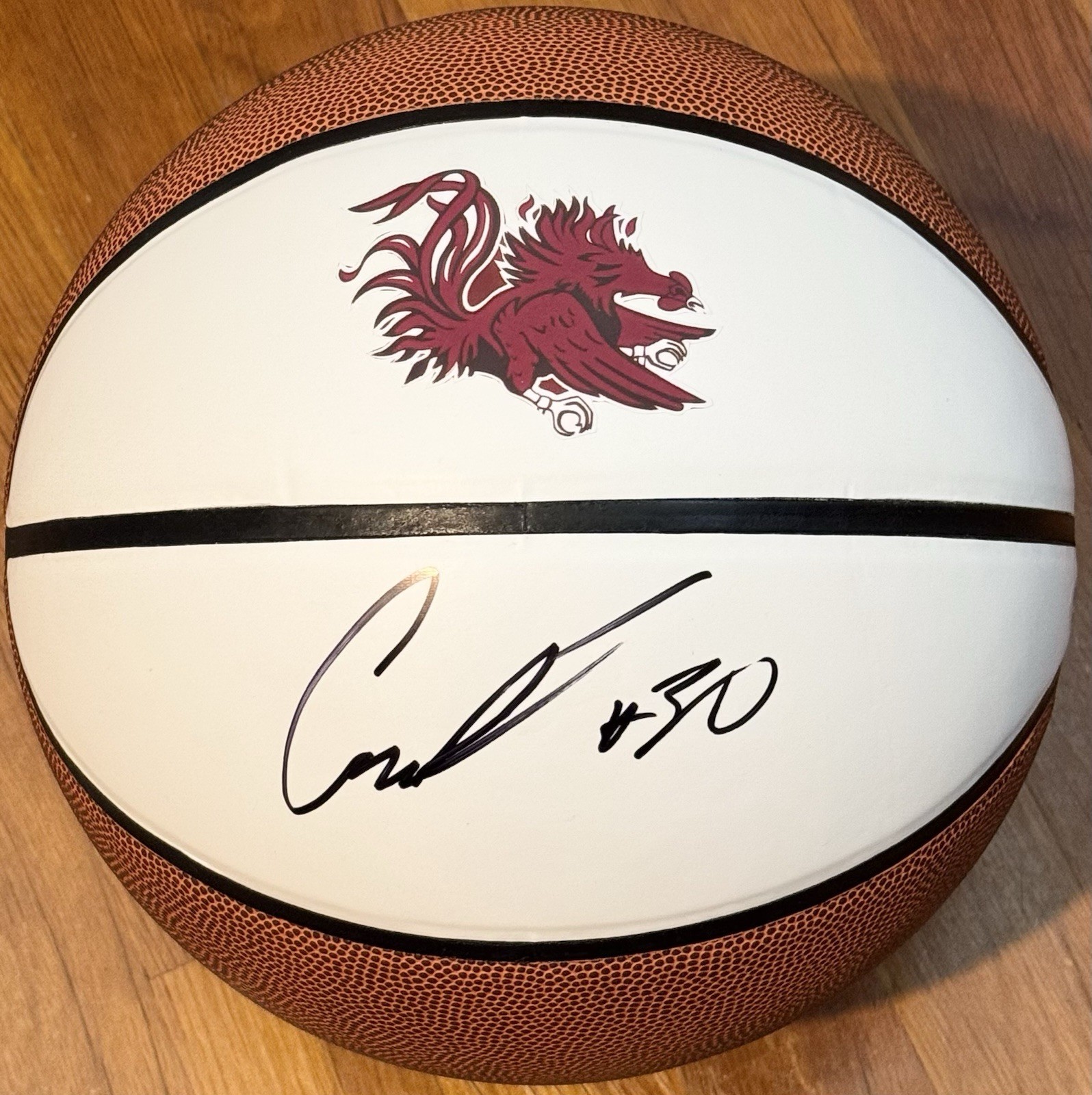 Collin Murray-Boyles Signed Autographed South Carolina Logo Basketball PSA/DNA