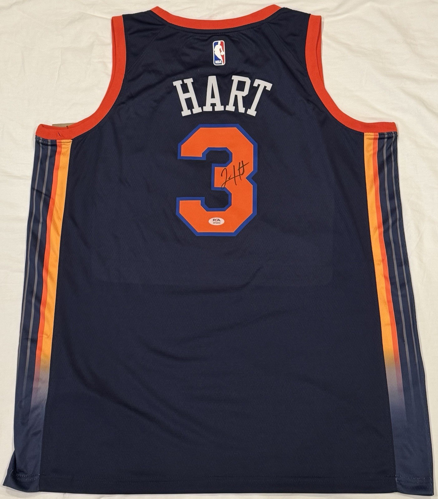 Josh Hart Signed Autographed New York Knicks Jersey PSA/DNA COA