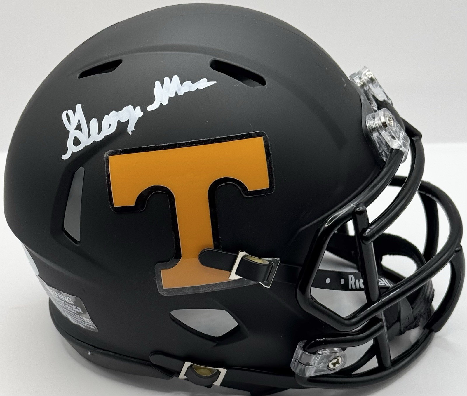 George MacIntyre Signed Autographed Tennessee Volunteers Mini Helmet PSA/DNA