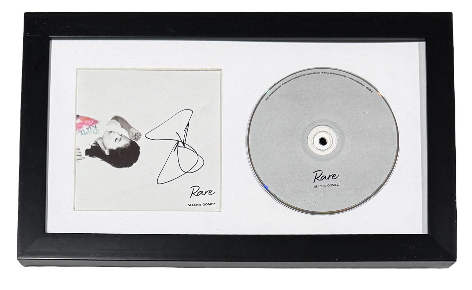 Selena Gomez Signed Autograph Rare Framed CD Matted Display Beckett COA