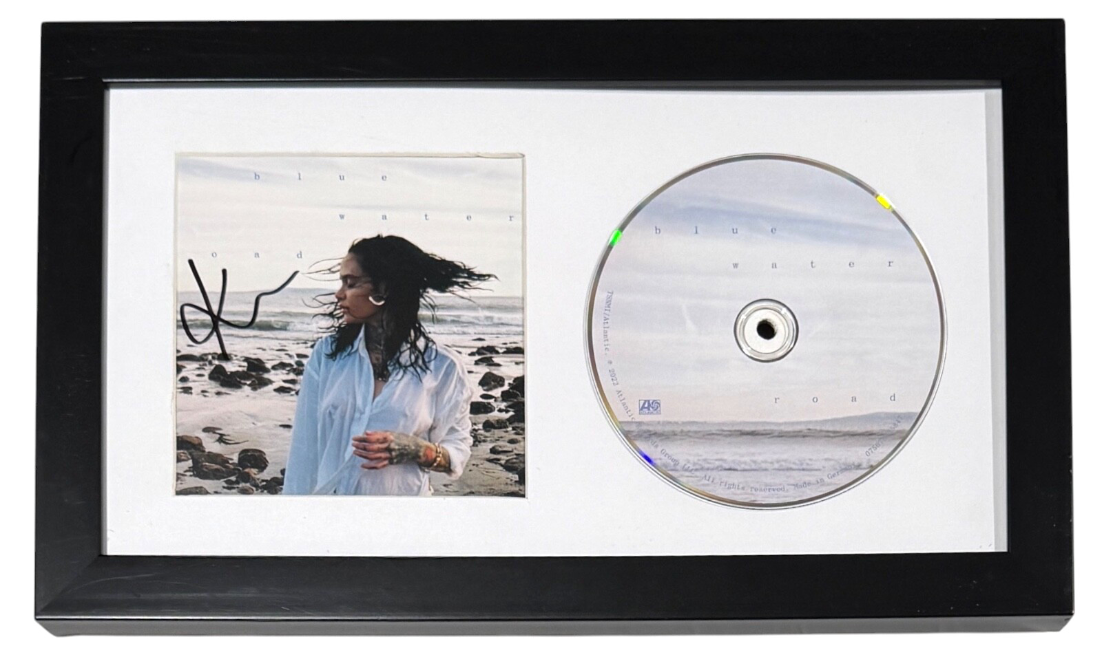 Kehlani Signed Autograph Blue Water Road CD Framed Matted Display Singer COA