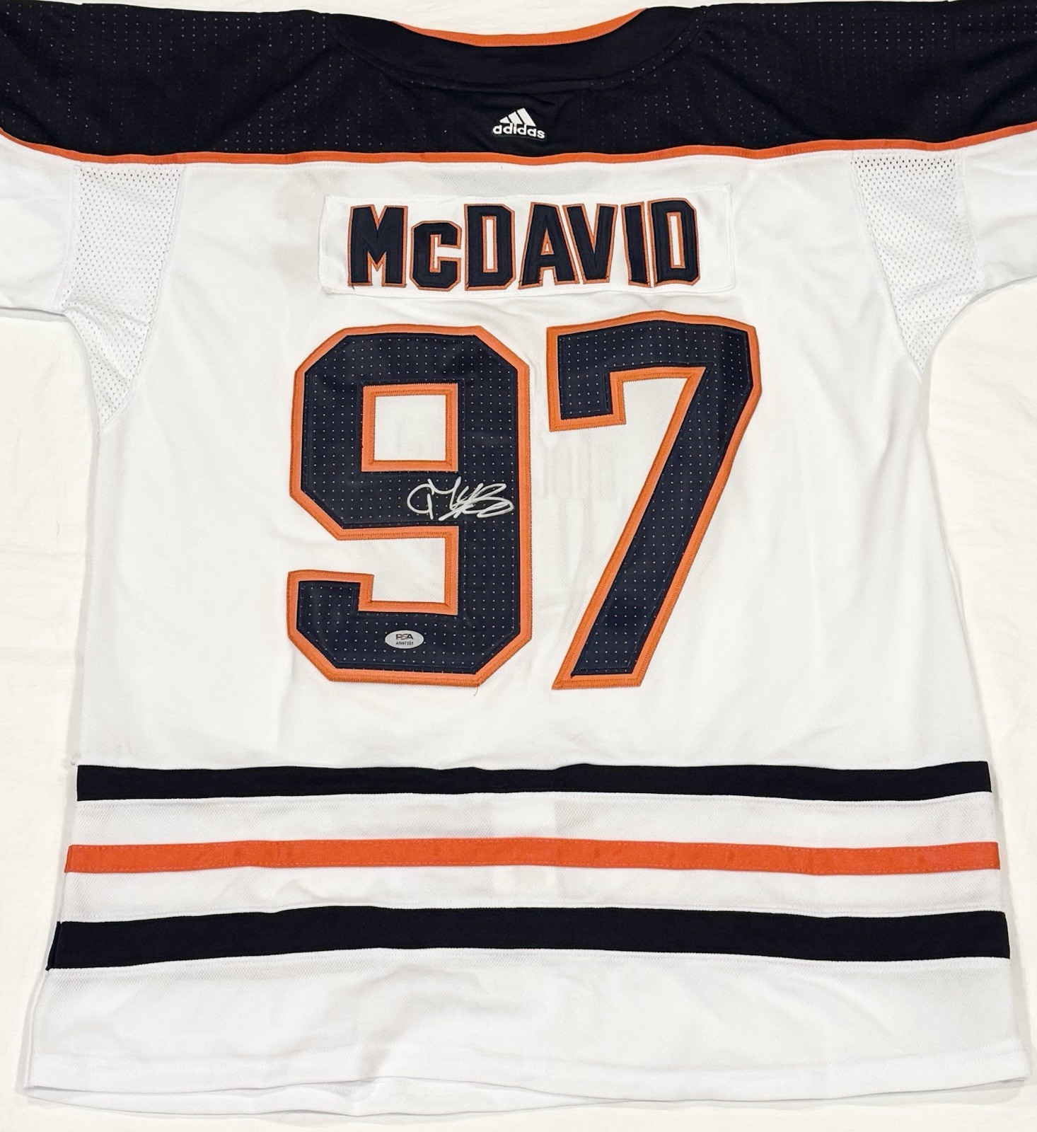Connor McDavid Signed Autographed Edmonton Oilers Jersey Full Graph PSA/DNA