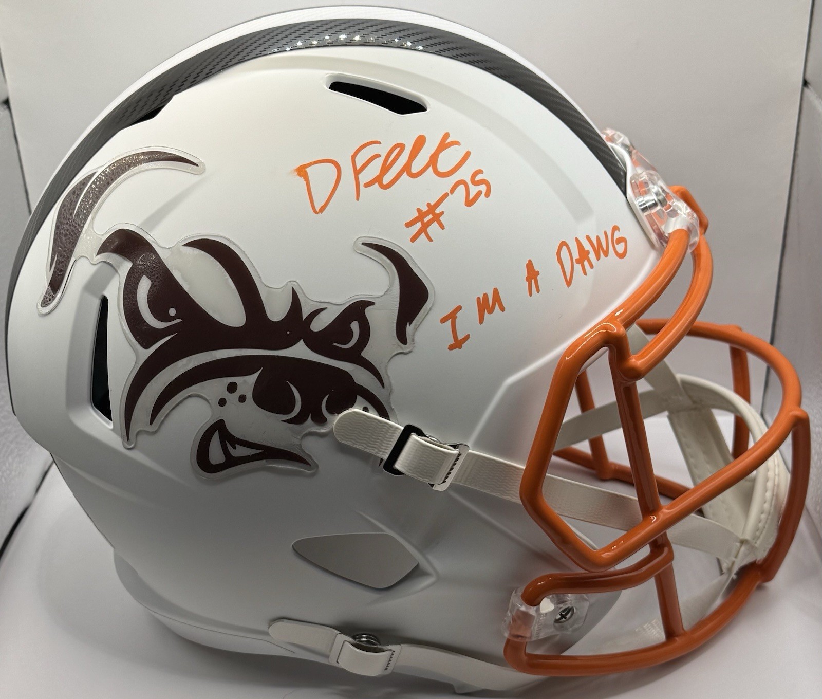 Demetric Felton Signed Autographed Cleveland Browns Custom F/S Helmet PSA/DNA