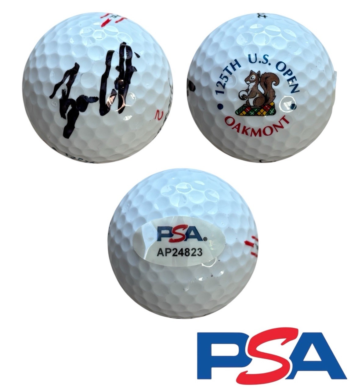 Ben Griffin Signed 2025 125th US OPEN CHAMPIONSHIP Golf Ball PSA OAKMONT AUTO