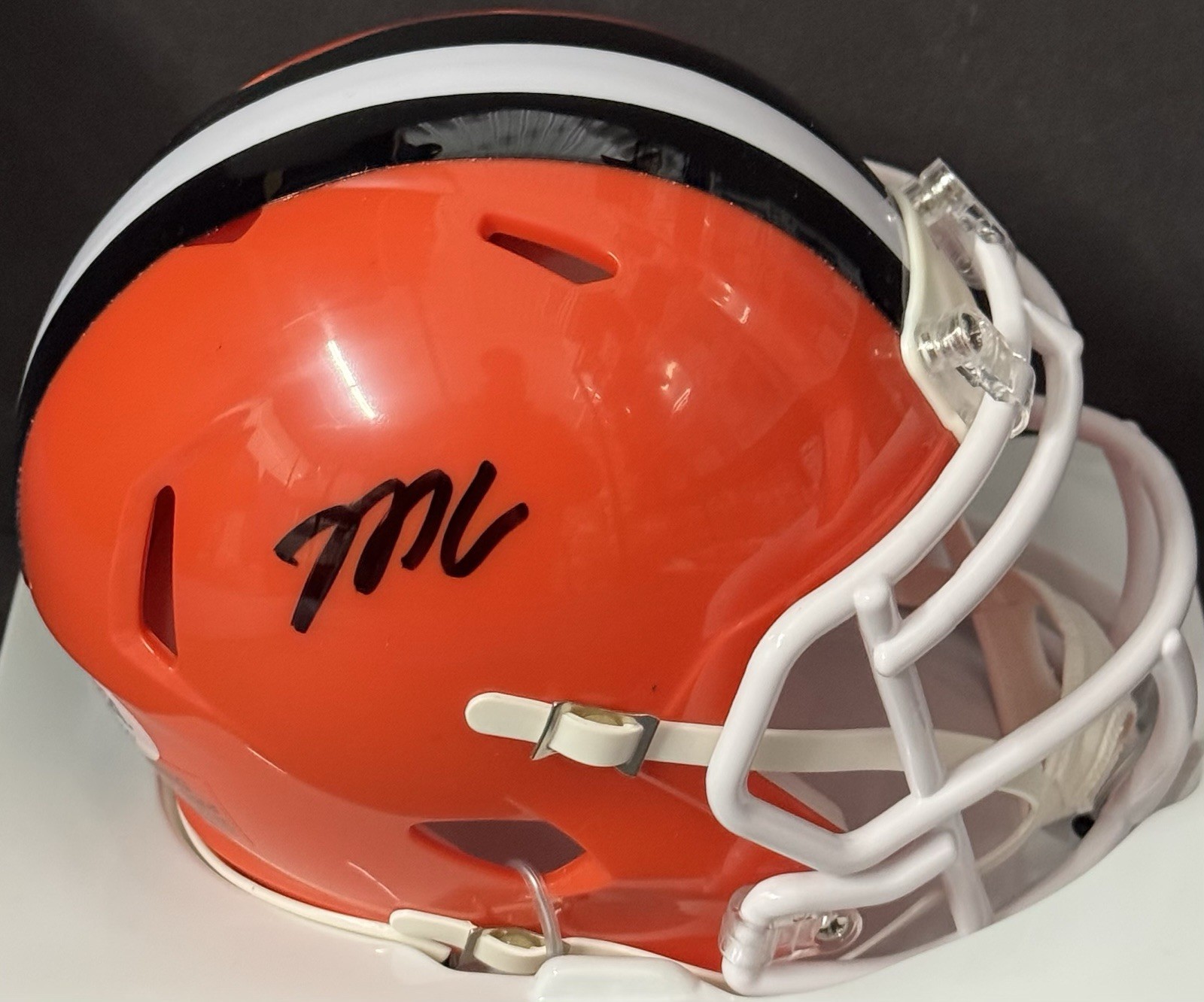 Mason Graham Signed Autographed Cleveland Browns Mini Helmet PSA/DNA COA