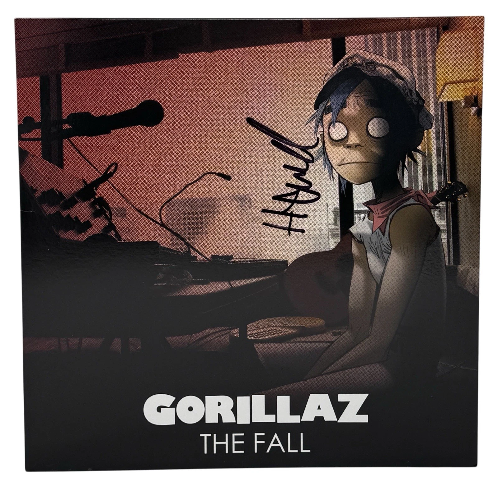 Jamie Hewett Gorillaz Signed Autograph The Fall Vinyl Record Album Beckett COA