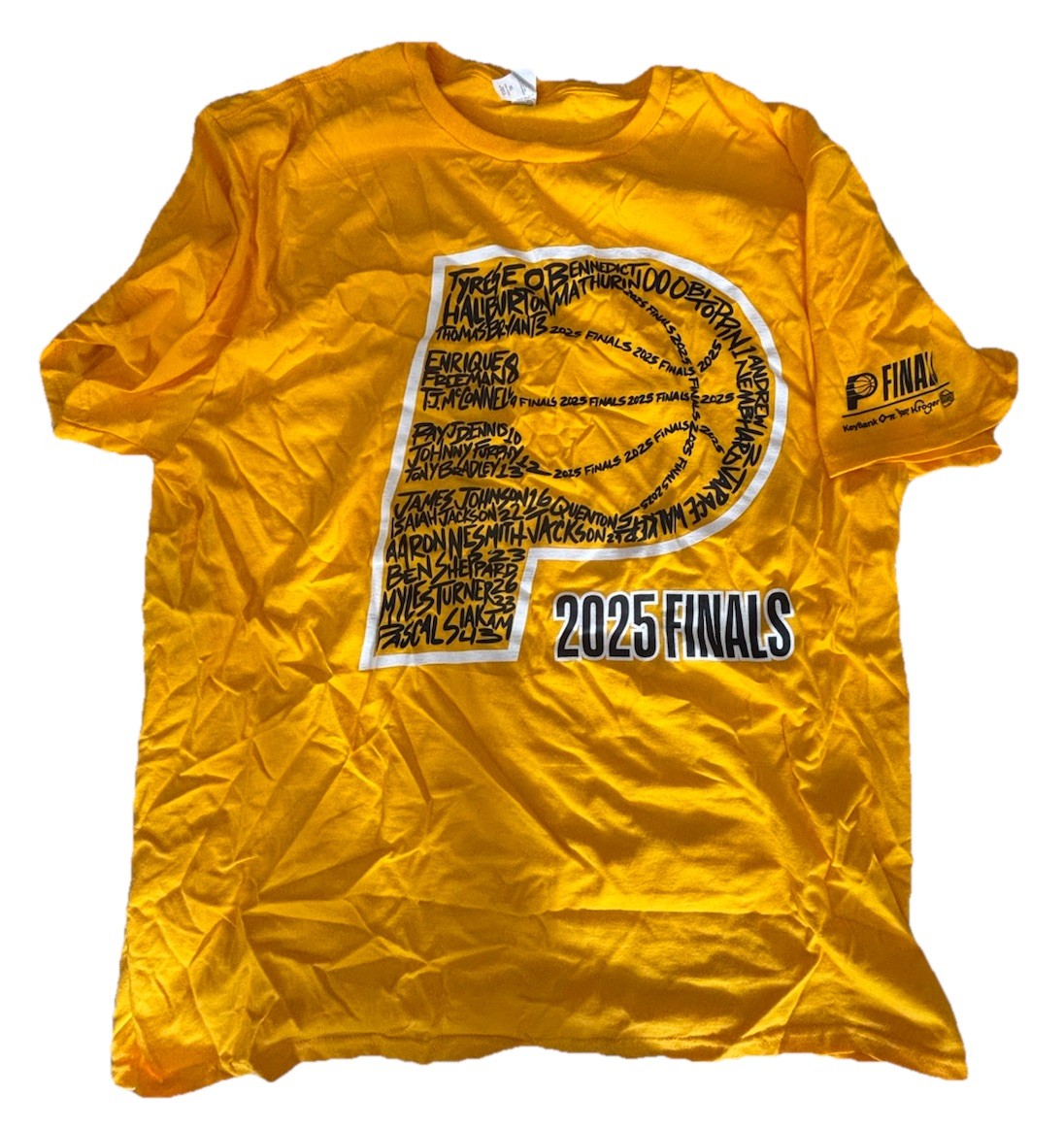 2025 NBA FINALS Game 4 Indiana Pacers SGA Shirt Size XL 6/13/2025