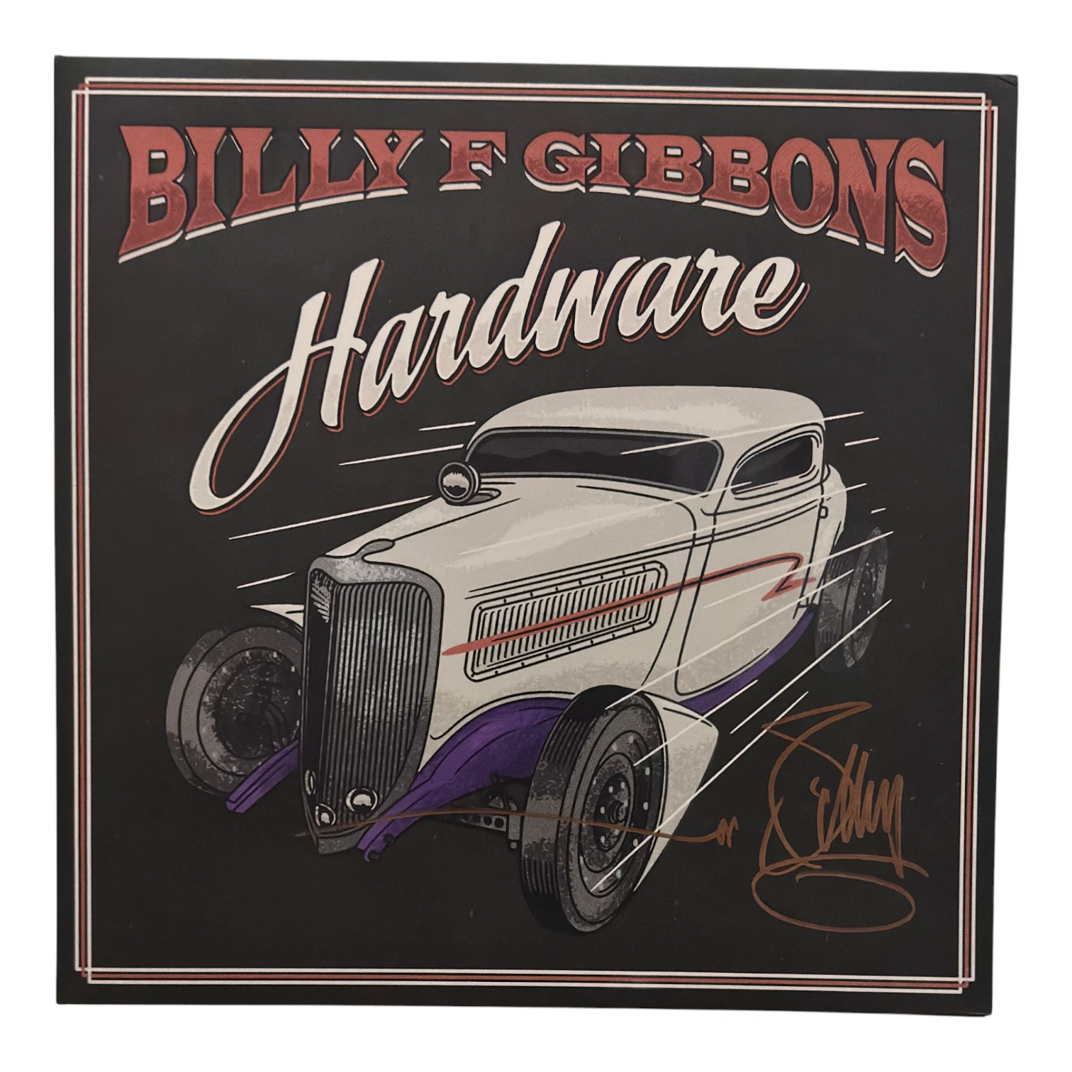 Billy Gibbons Signed Autograph Hardware Vinyl Record Album LP ZZ TOP Beckett COA
