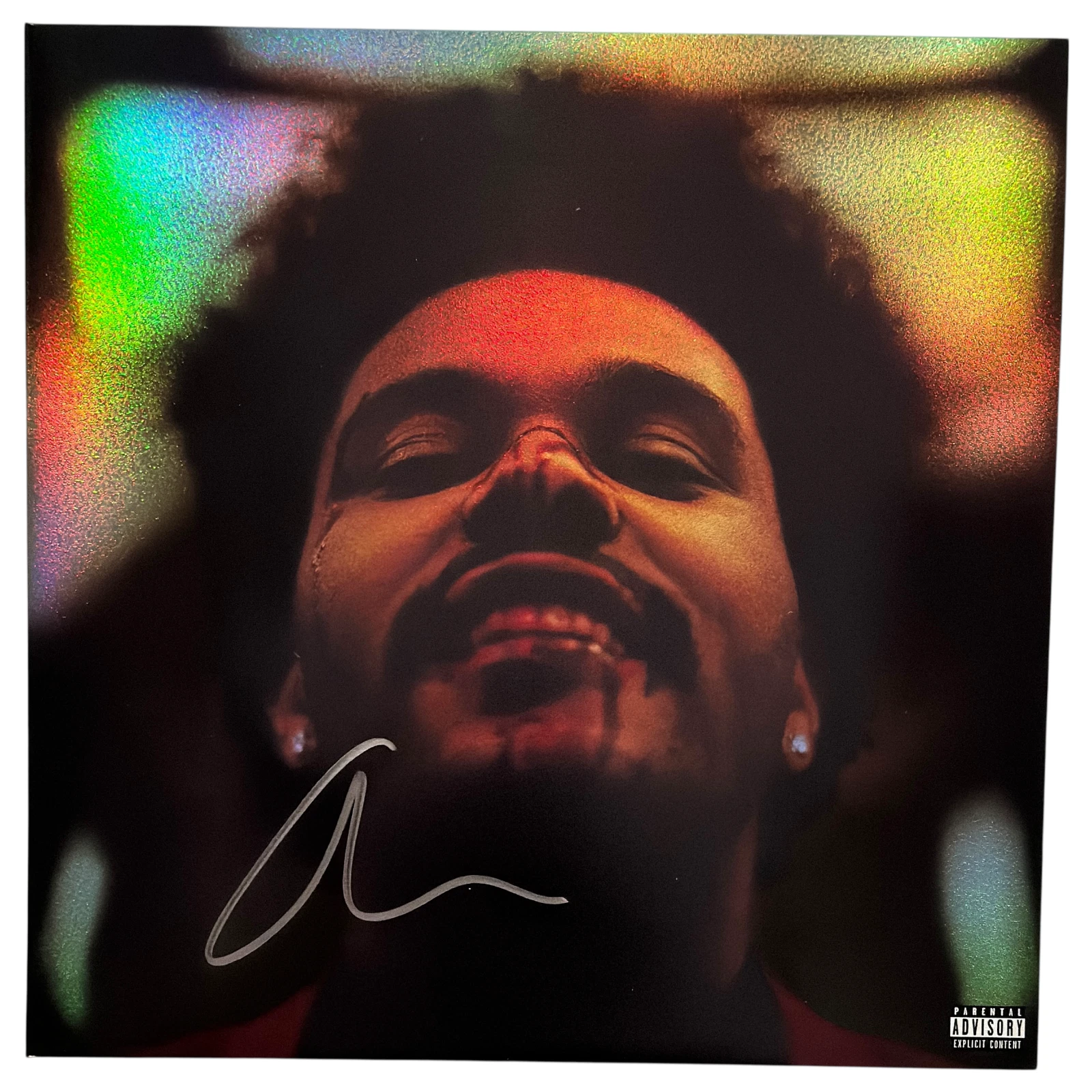 The Weeknd Signed Autograph After Hours Holographic Vinyl Record Album ACOA COA