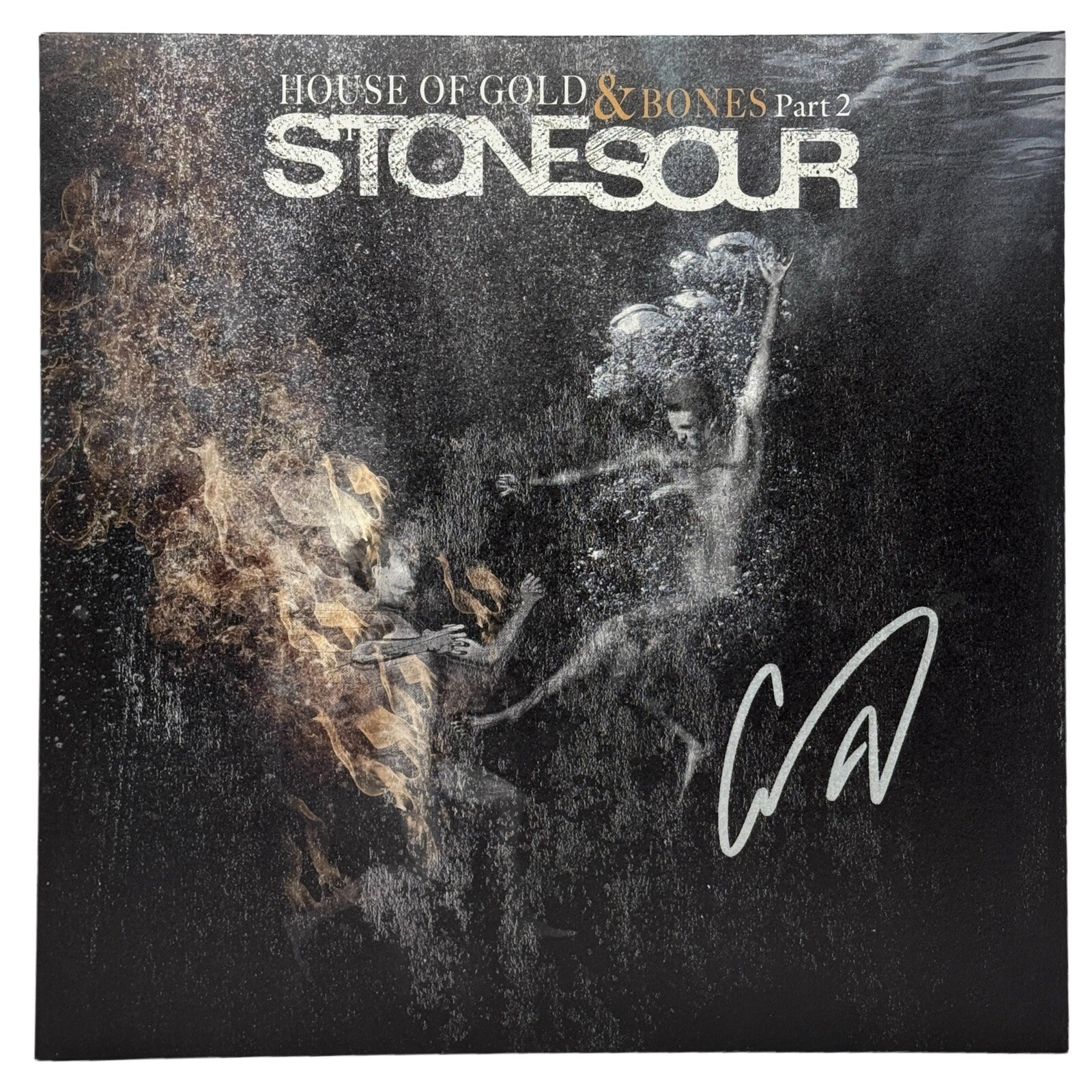 Corey Taylor Signed Stone Sour House of Gold & Bones Part 2 Vinyl Record BAS COA