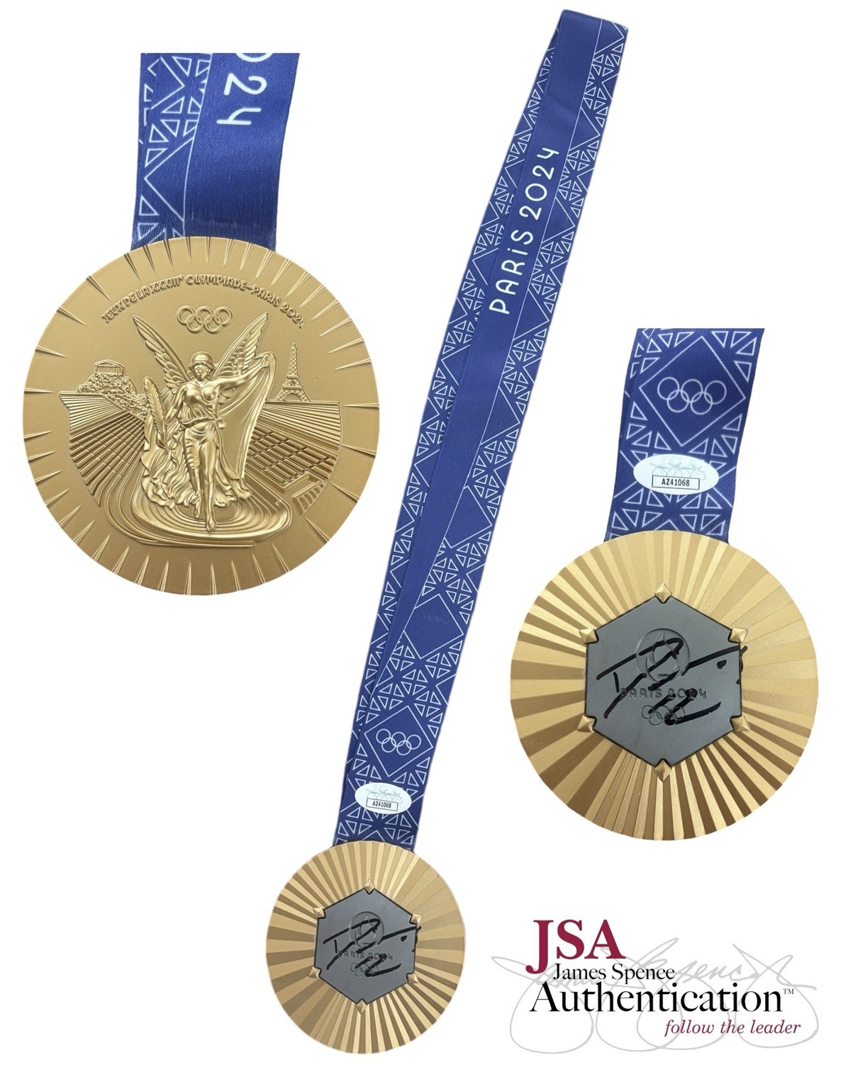 Diana Taurasi Signed 2024 Paris Olympics Team USA Gold Medal JSA COA AUTO #12