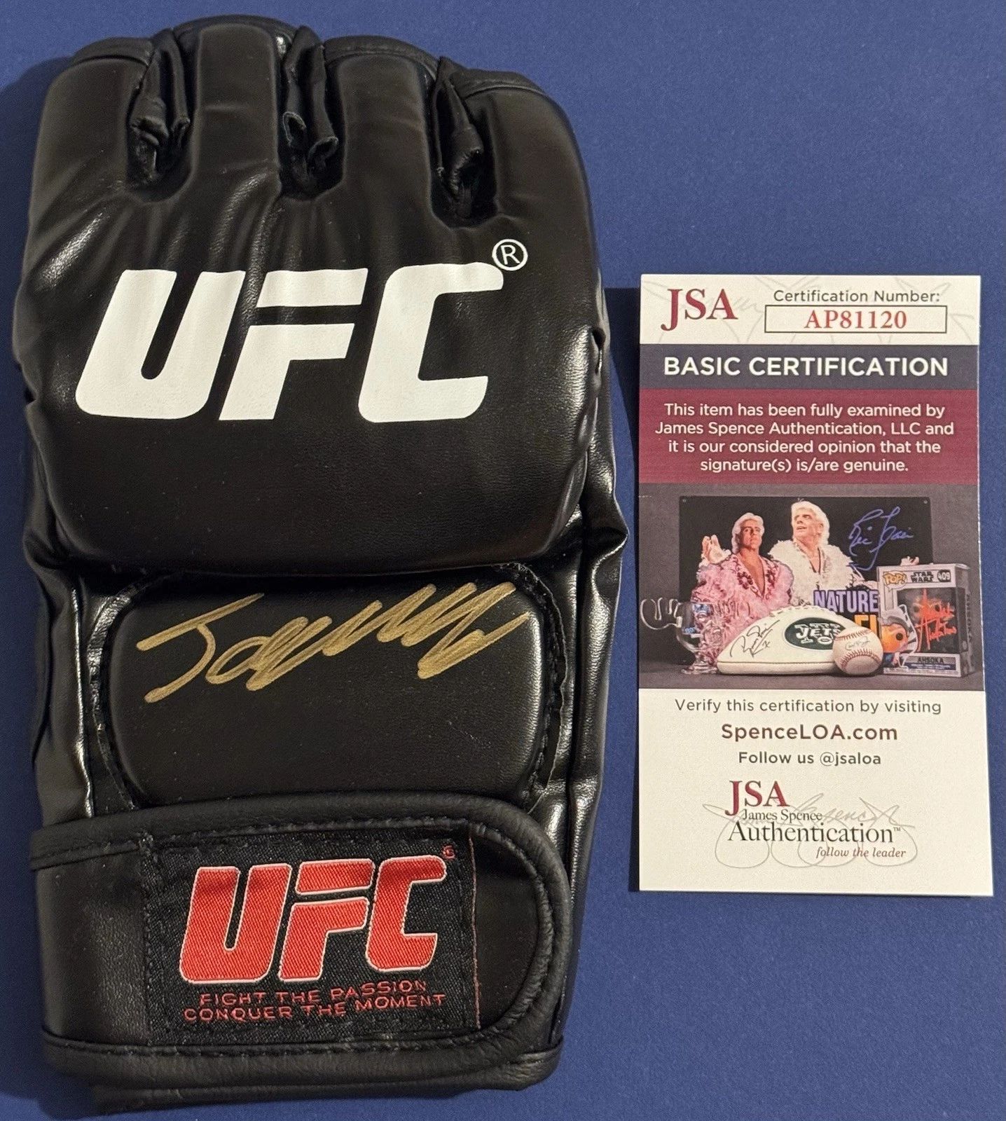 Jorge Masvidal Signed Autographed UFC Fight Glove PSA/DNA BMF Gamebred