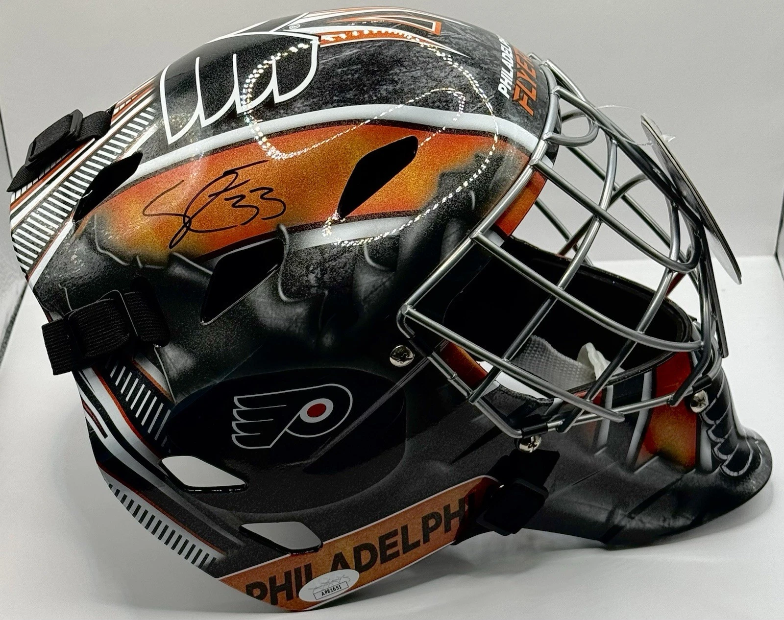 Samuel Ersson Signed Autographed Full Size Philadelphia Flyers Goalie Mask JSA