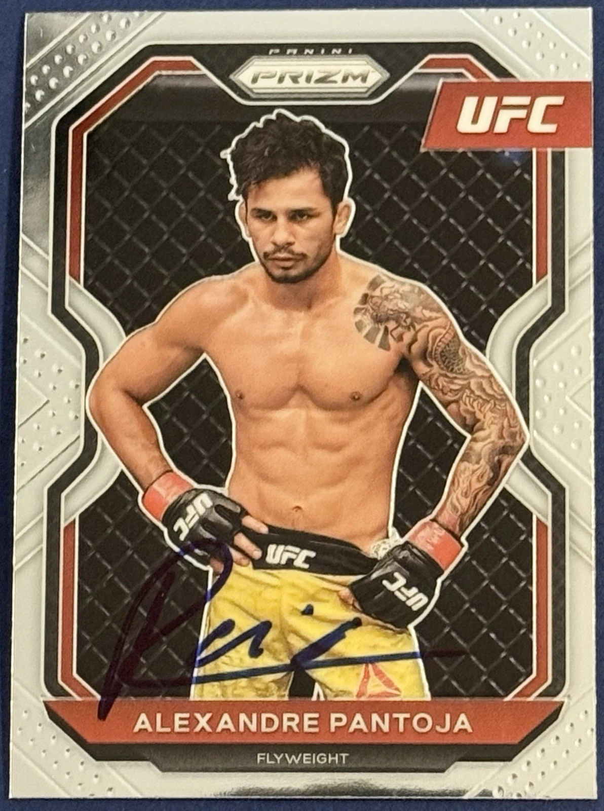 Alexandre Pantoja Signed 2021 Panini Prizm UFC Card BAS Beckett COA