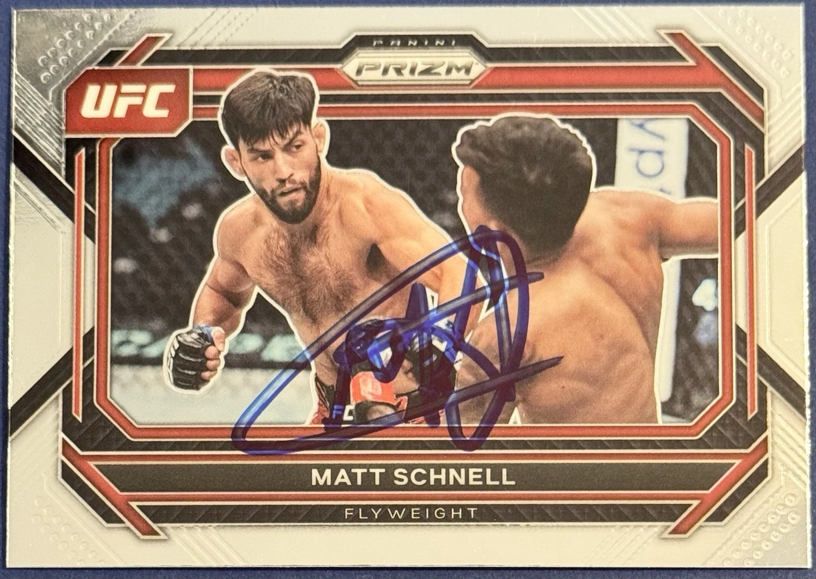 Matt Schnell Signed 2023 Panini Prizm UFC Base Card BAS Beckett COA