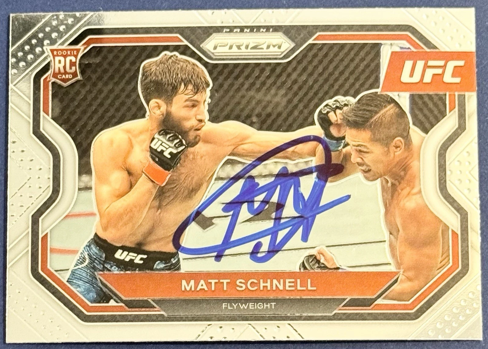 Matt Schnell Signed 2021 Panini Prizm UFC Base Card BAS Beckett COA