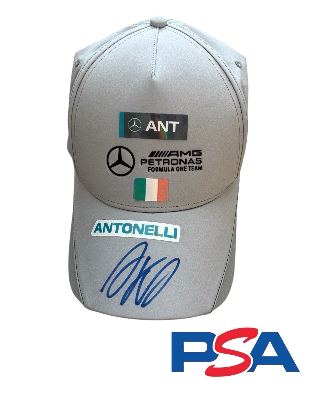 Andrea Kimi Antonelli Signed Mercedes AMG Petronas F1 Team Hat PSA/DNA AUTO #12