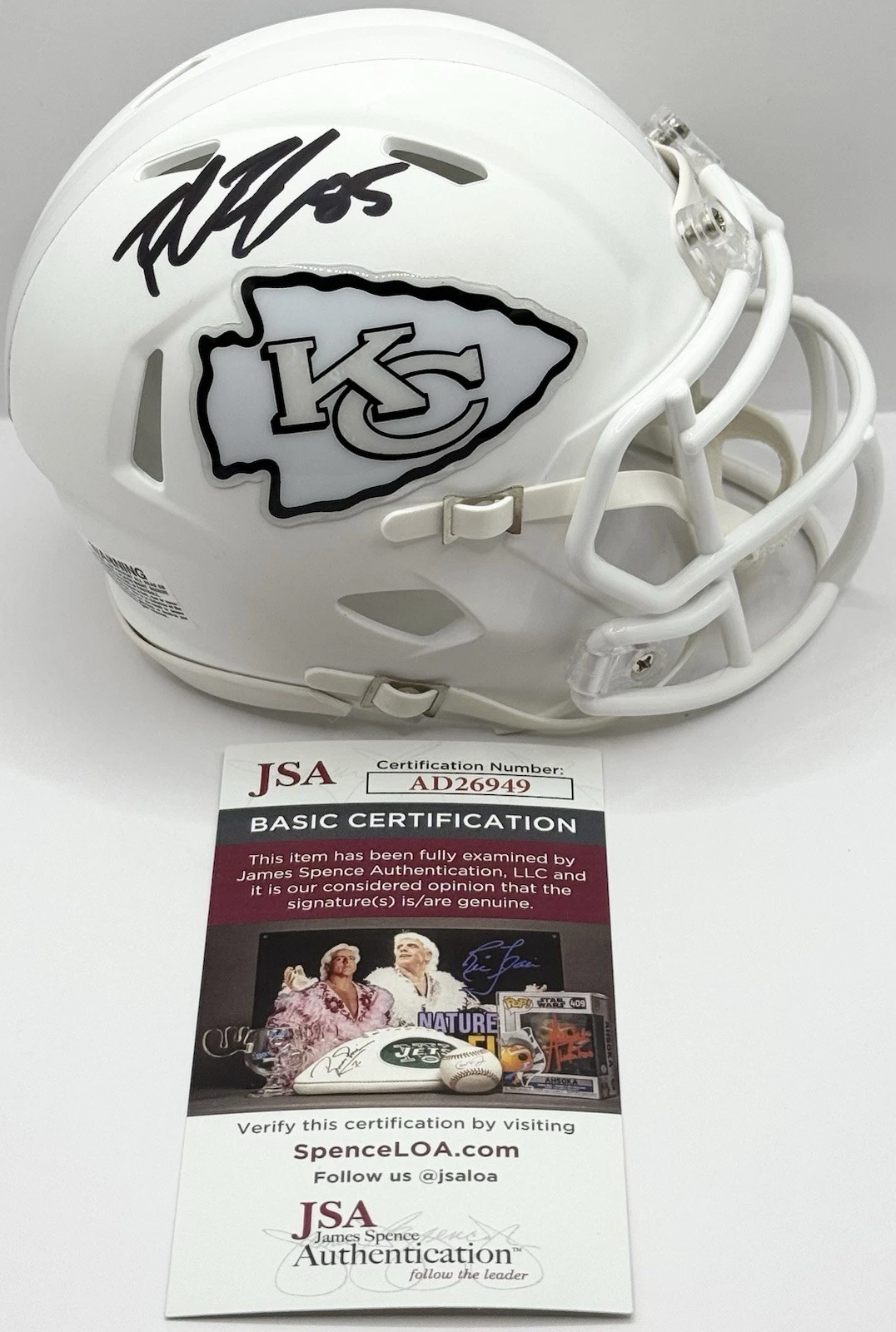 Rob Robert Tonyan Signed Autographed Kansas City Chiefs Mini Helmet JSA COA