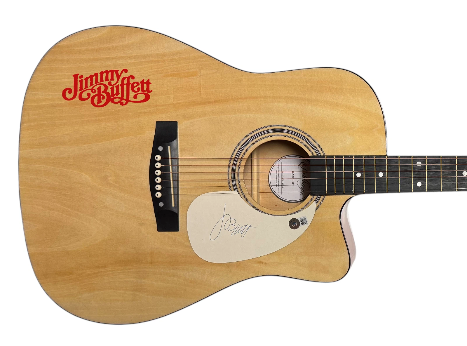 Jimmy Buffett Signed Autograph Acoustic Guitar Full Size Margaritaville Beckett