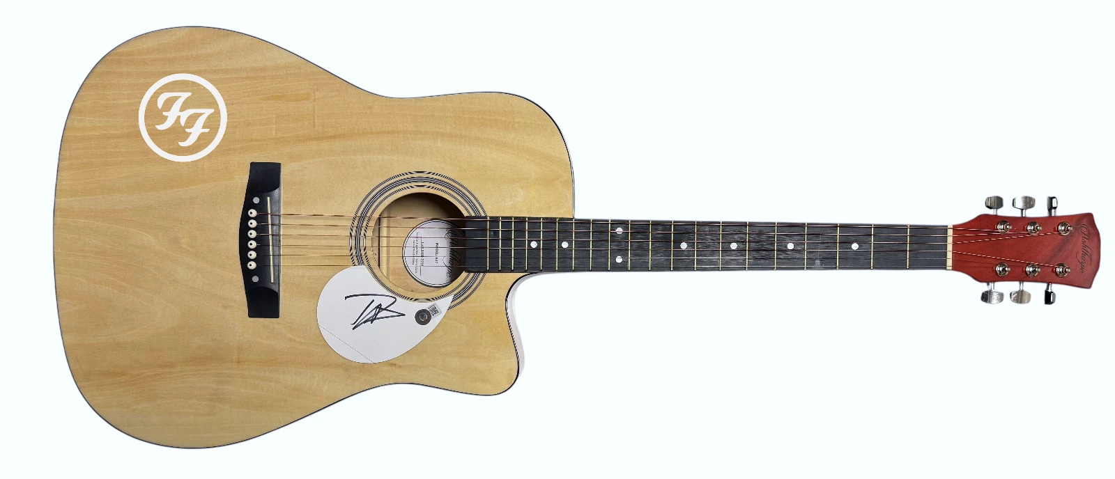 Dave Grohl FOO FIGHTERS Signed Autograph Full Size Acoustic Guitar Beckett COA