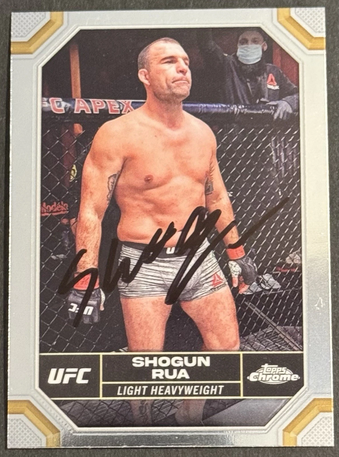 Mauricio Shogun Rua Signed 2024 Topps Chrome UFC Base Card Beckett COA