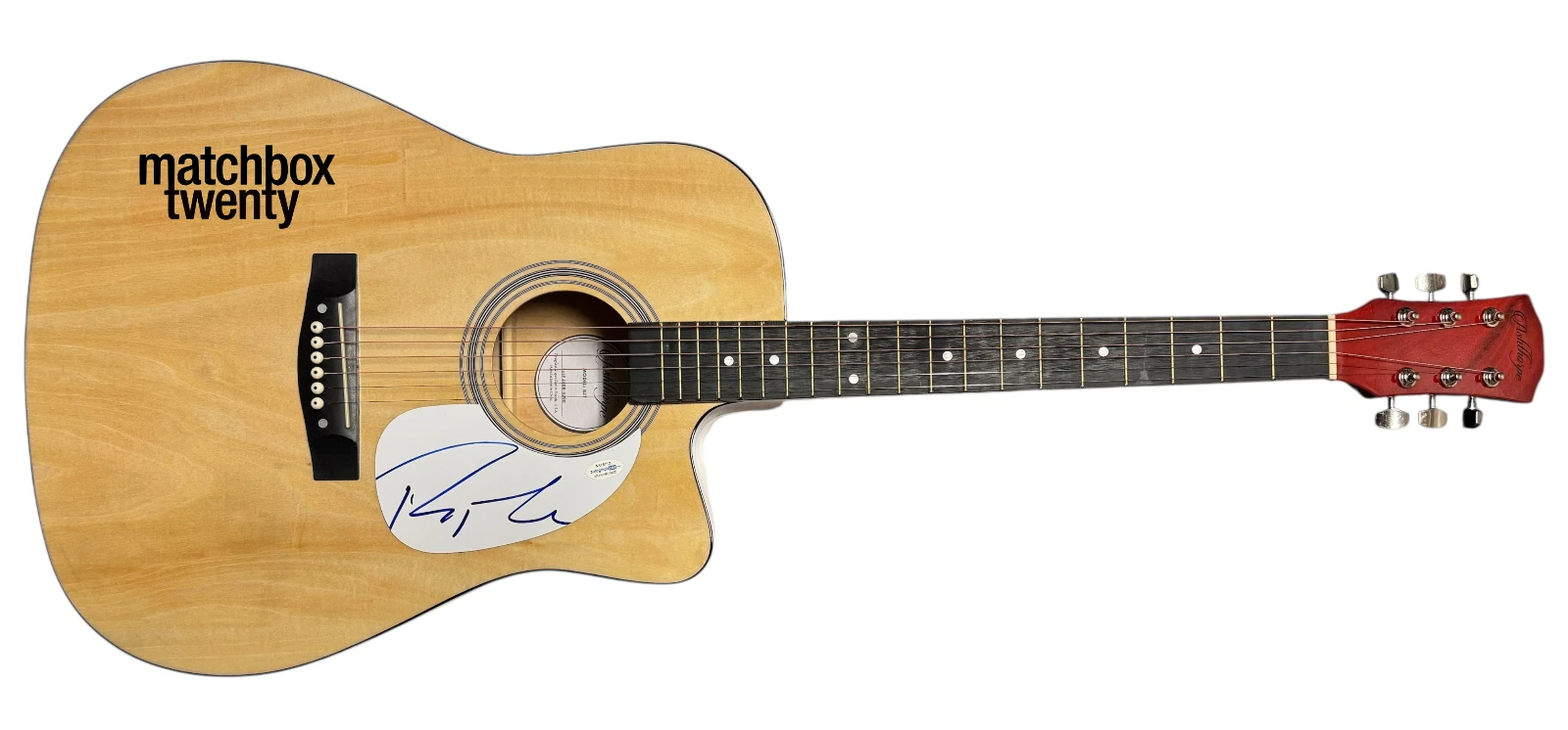 Rob Thomas Matchbox Twenty 20 Signed Autograph Full Size Acoustic Guitar ACOA
