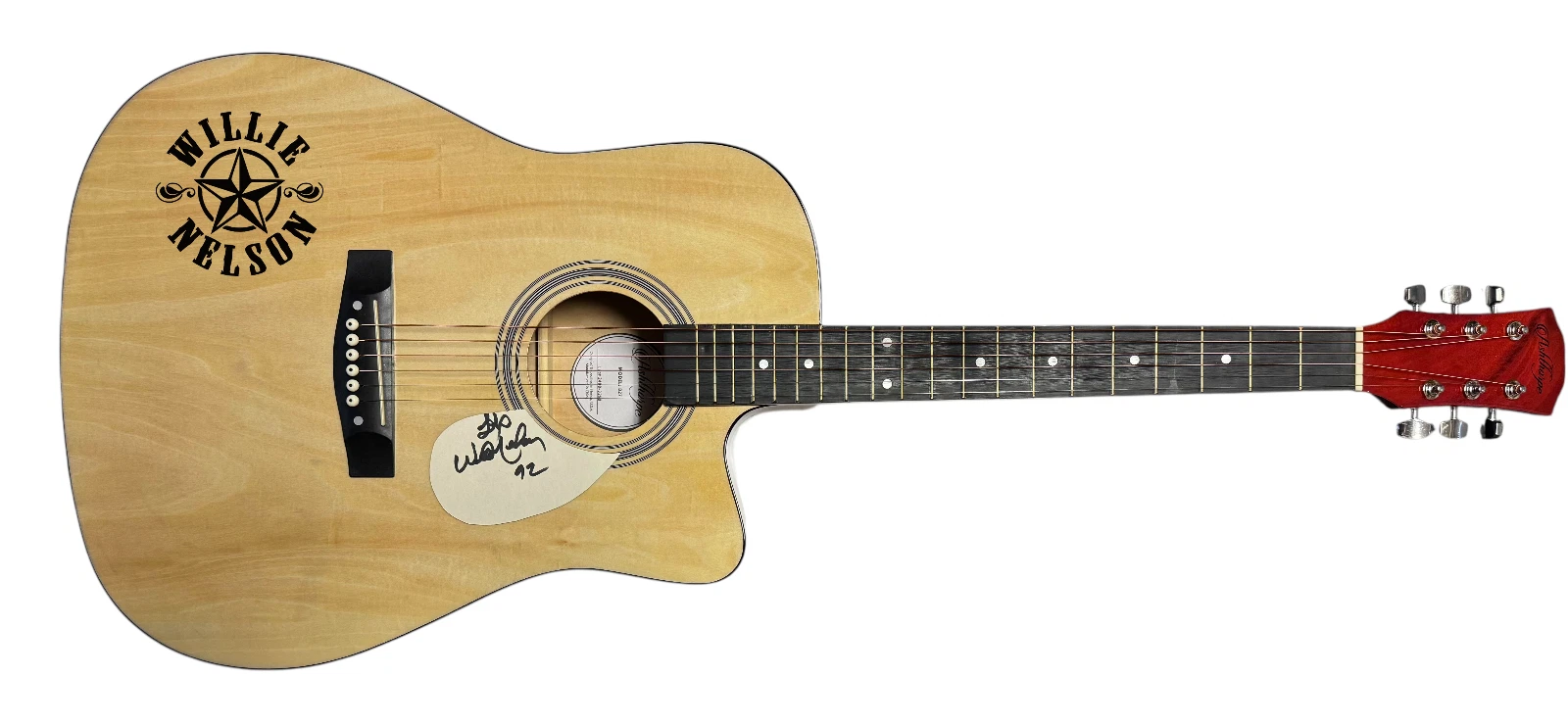 Willie Nelson Signed Autograph Full Size 41