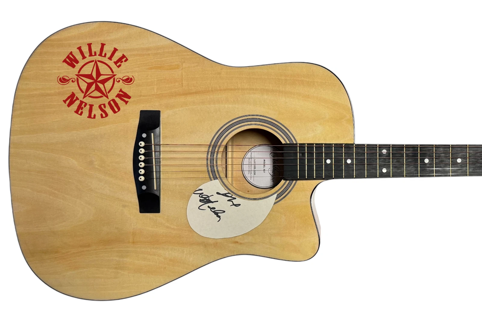 Willie Nelson Signed Autograph Full Size 41