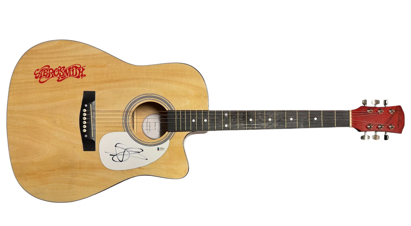 Steven Tyler AEROSMITH Signed Autograph Full Size Acoustic Guitar Beckett COA