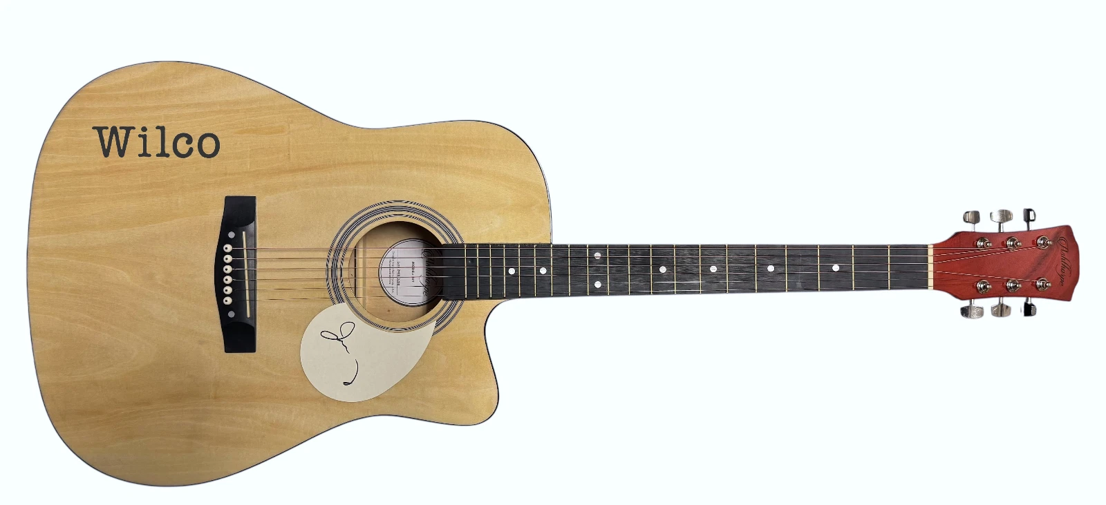 Wilco Jeff Tweedy Signed Autograph Full Size Acoustic Guitar Band Singer ACOA