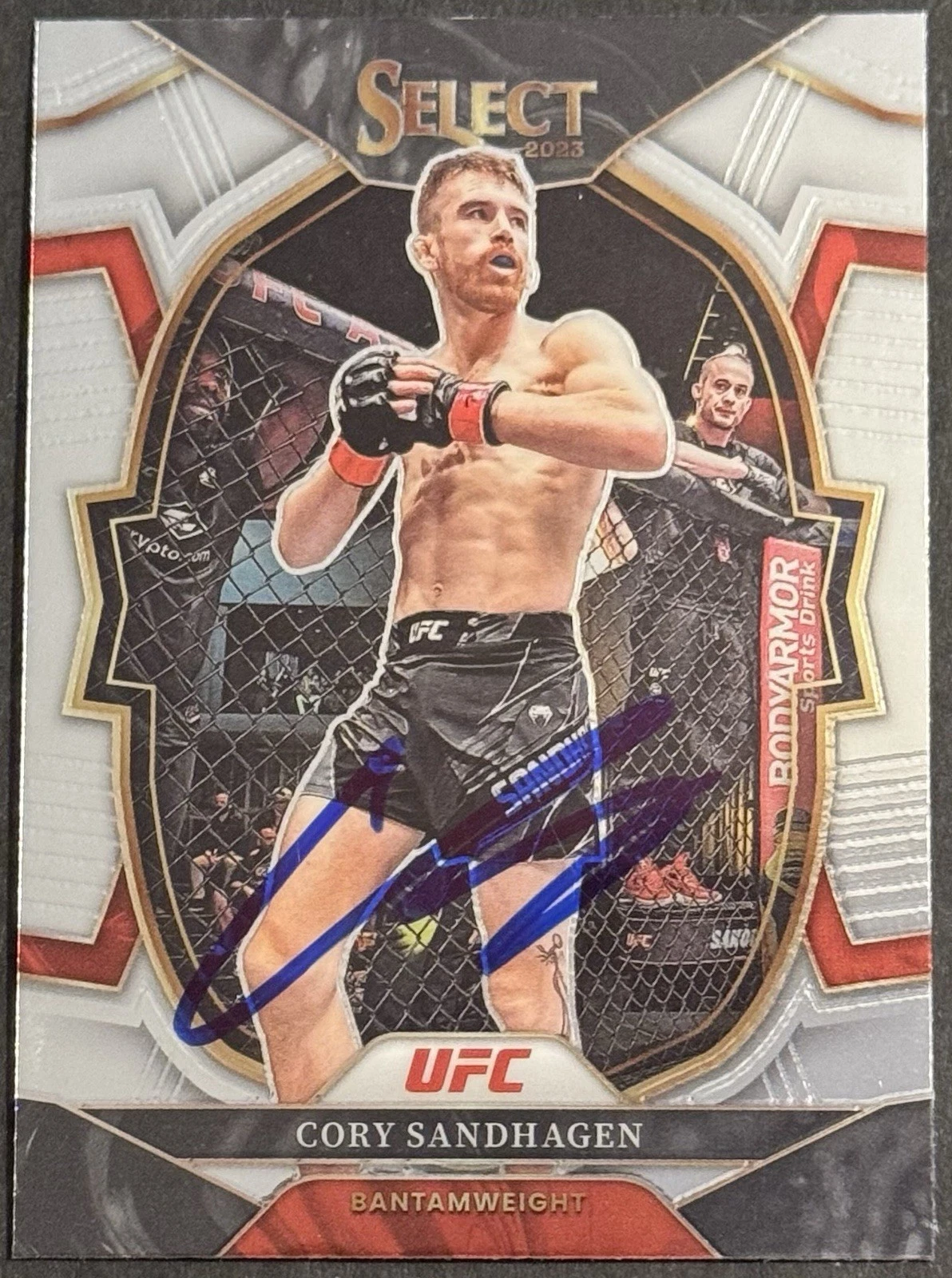 Cory Sandhagen Signed 2023 Panini Select Base UFC Card BAS Beckett On Card