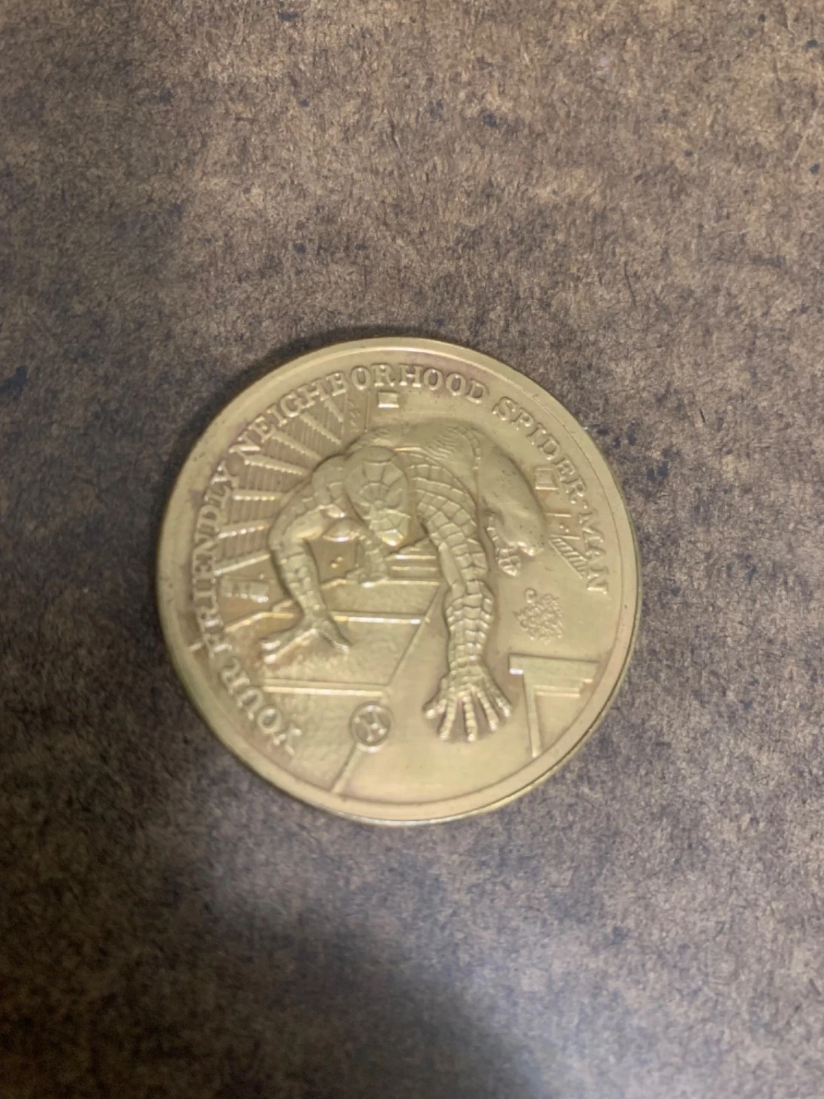 SPIDER-MAN VINTAGE 1973 BRONZE COLLECTOR COIN MARVEL    AWESOME+RARE     LOW #40 COLLECTIBLE MEMORABILIA