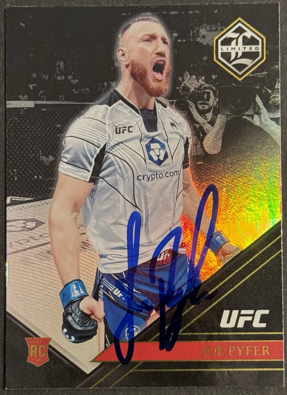 Joe Pyfer Signed 2023 Panini Chronicles Limited UFC Rookie Card BAS Beckett