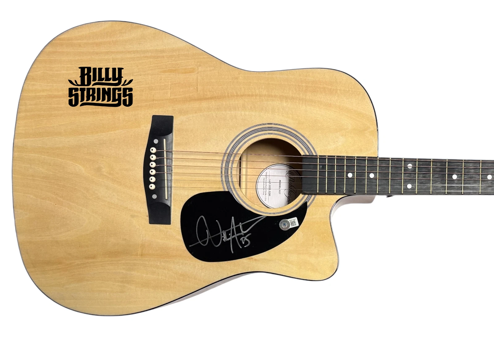 Billy Strings Signed Autograph Full Size Acoustic Guitar Home Renewal BAS COA R