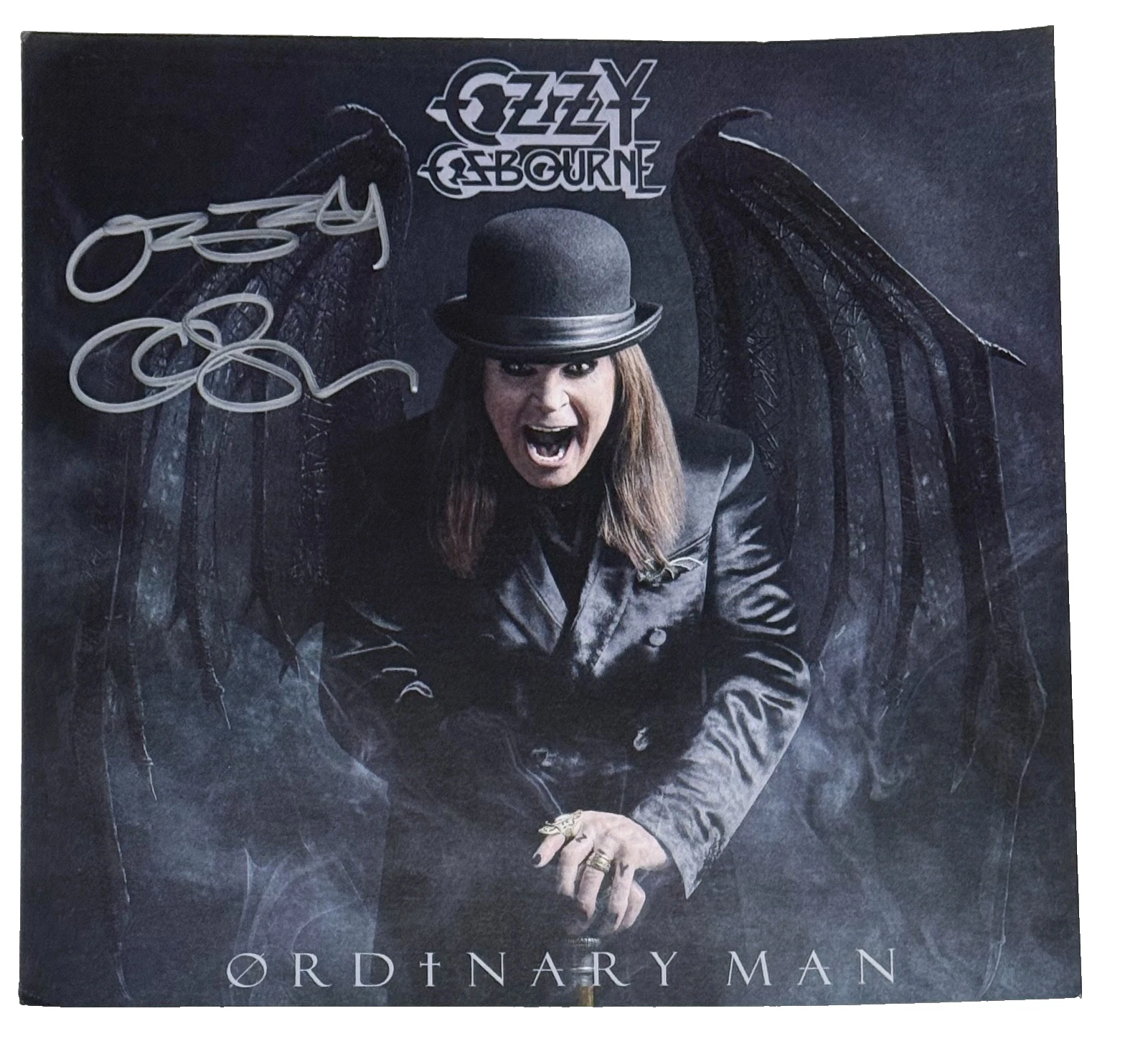 Ozzy Osbourne Signed Autograph Ordinary Man Album Flat Poster Black Sabbath COA