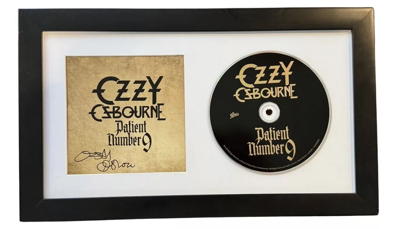 Ozzy Osbourne Signed Autograph Patient Number 9 CD Framed Black Sabbath COA