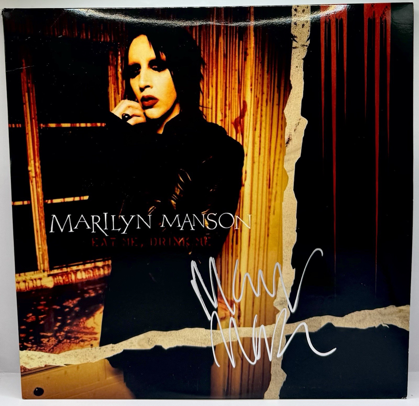 Marilyn Manson Signed Autographed Eat Me, Drink Me Vinyl Album JSA COA
